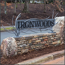 Ironwoods Entry Sign